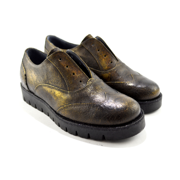 scarpe basse bronzo