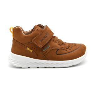 Goretex-superfit-sneakers-anti-pioggia-water-proof-pelle-nabuk-marrone-beige-velcro-lacci-profilo-scaled
